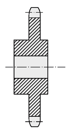 Sprockets for conveyor chains type D