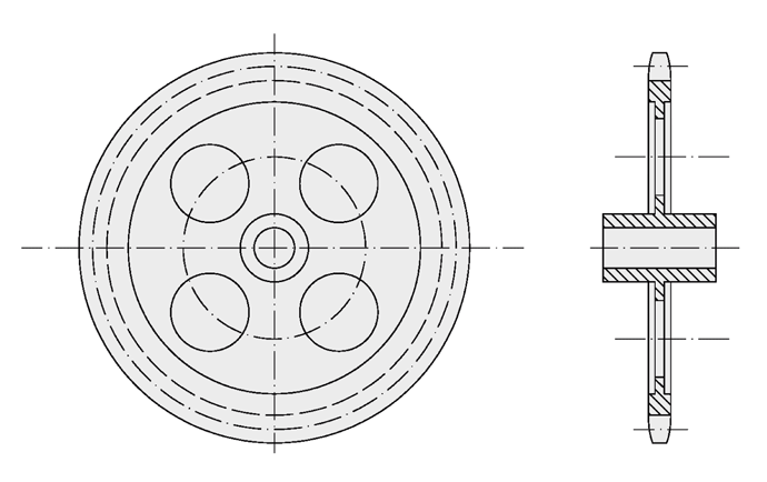 Sprockets for conveyor chains type I