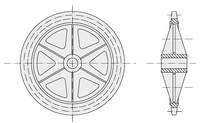 Sprockets for conveyor chains type J