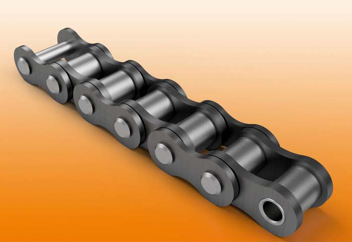 Self-lubricating roller chains